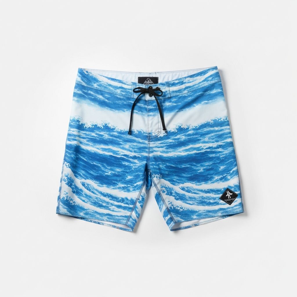 Ocean Wave Board Shorts