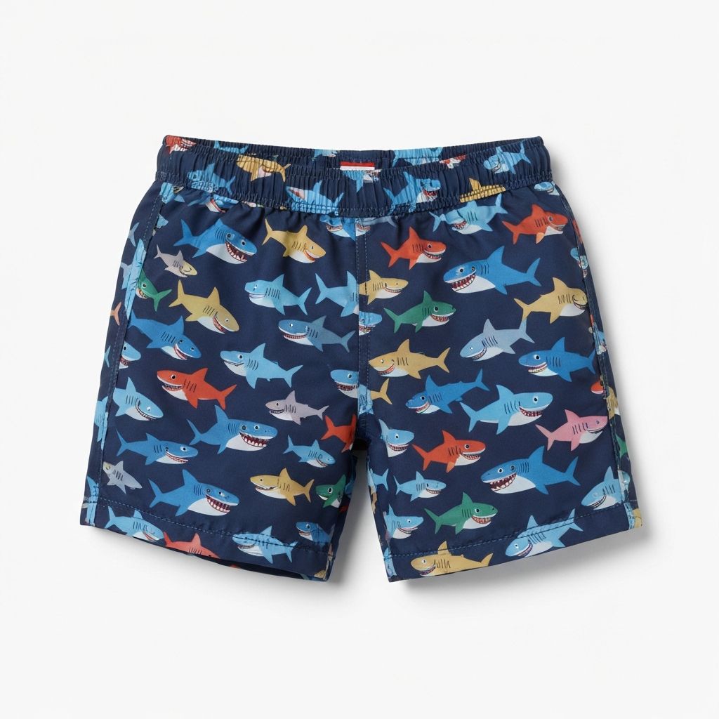 Shark Bite Swim Trunks