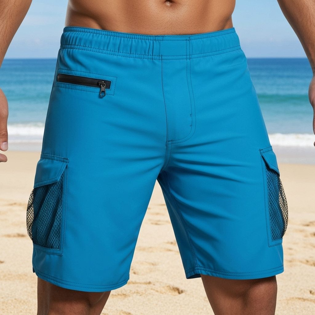 Ocean Wave Board Shorts